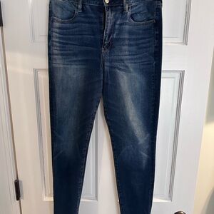 Dark Blue Denim Jeans